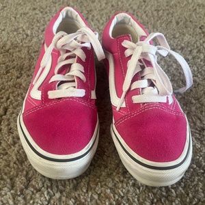 Dark Pink Vans